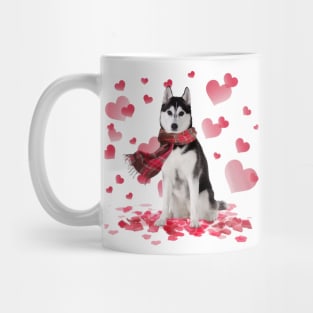 Husky Hearts Love Happy Valentine's Day Mug